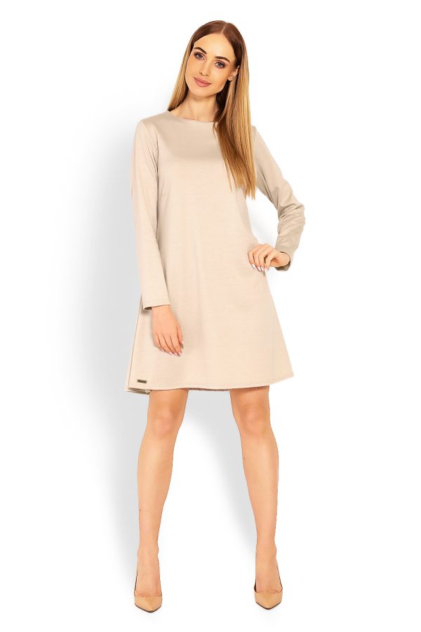 beige Daydress model 114512 PeeKaBoo