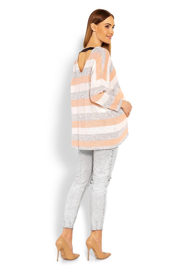 Orange Pregnancy Sweater in Sweaters, Pullovers, Jumpers, Turtlenecks, Boleros, Shrugs with