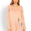 320283 Orange Long Jumper in Sweaters, Pullovers, Jumpers, Turtlenecks, Boleros, Shrugs with Acrylic