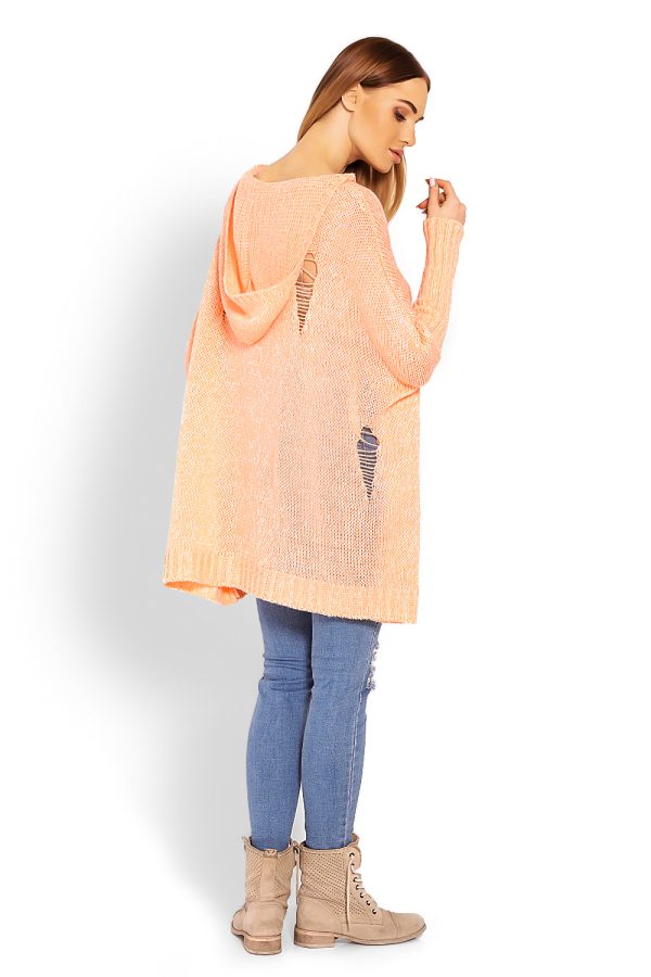 Orange Long Jumper in Sweaters, Pullovers, Jumpers, Turtlenecks, Boleros, Shrugs with Acrylic
