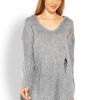 320286 Grey Long Jumper in Sweaters, Pullovers, Jumpers, Turtlenecks, Boleros, Shrugs with Acrylic