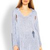 320292 Blue Long Jumper in Sweaters, Pullovers, Jumpers, Turtlenecks, Boleros, Shrugs with Acrylic