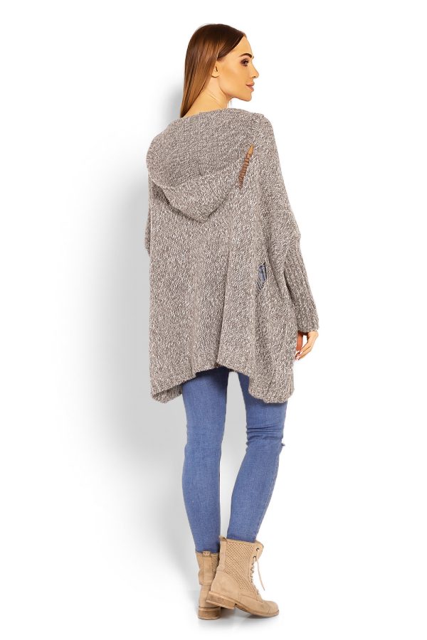 Beige Long Jumper in Sweaters, Pullovers, Jumpers, Turtlenecks, Boleros, Shrugs with Acrylic
