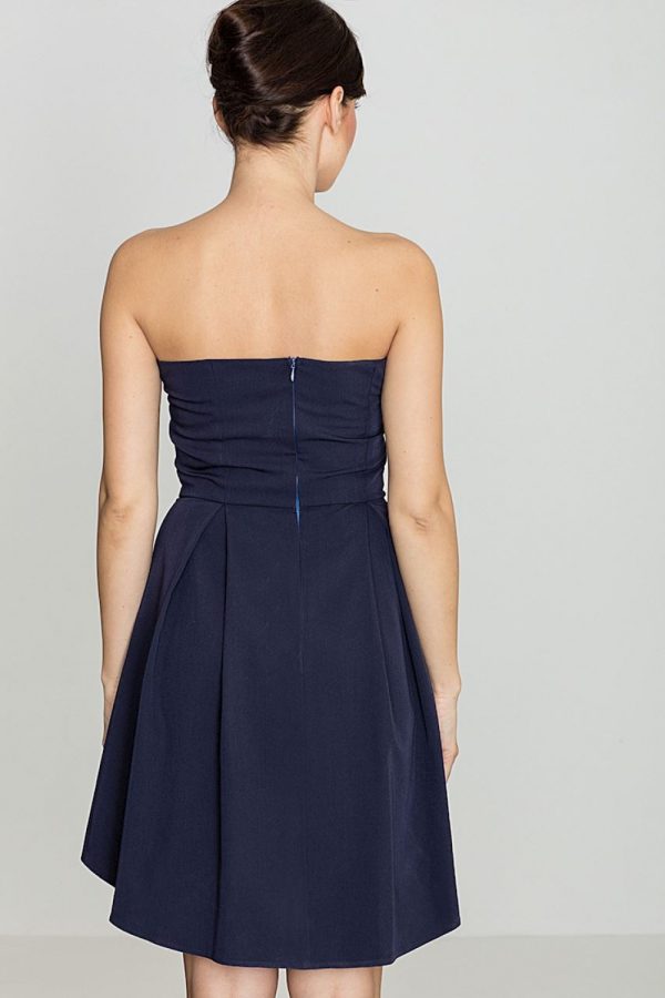Navy Blue Cocktail Dress in Formal Dresses, Cocktail Dresses with Polyester and Viscose