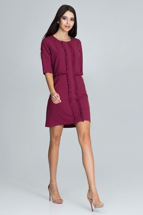 Red Cocktail Dress in Formal Dresses, Cocktail Dresses with Spandex, Polyester and Viscose