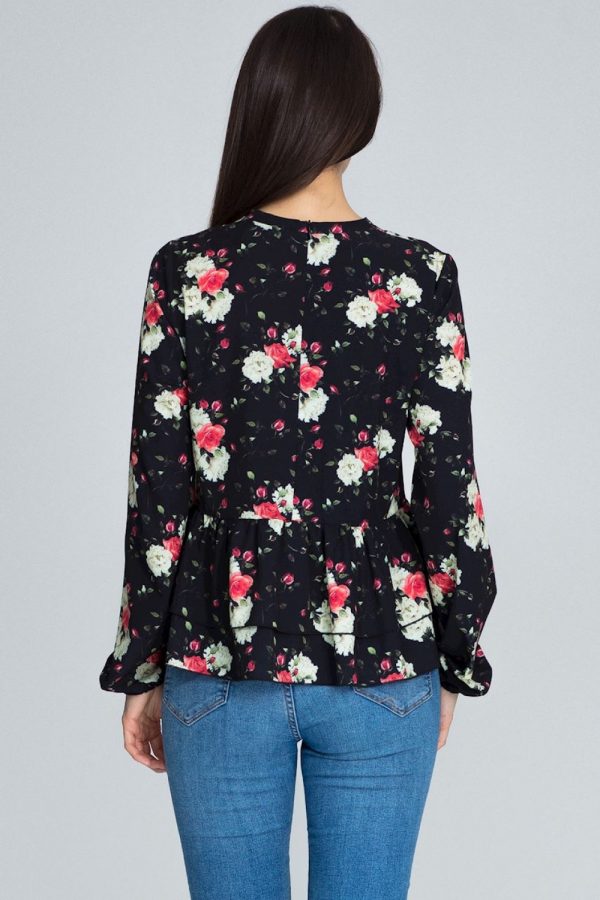 black Blouse model 116244 Figl