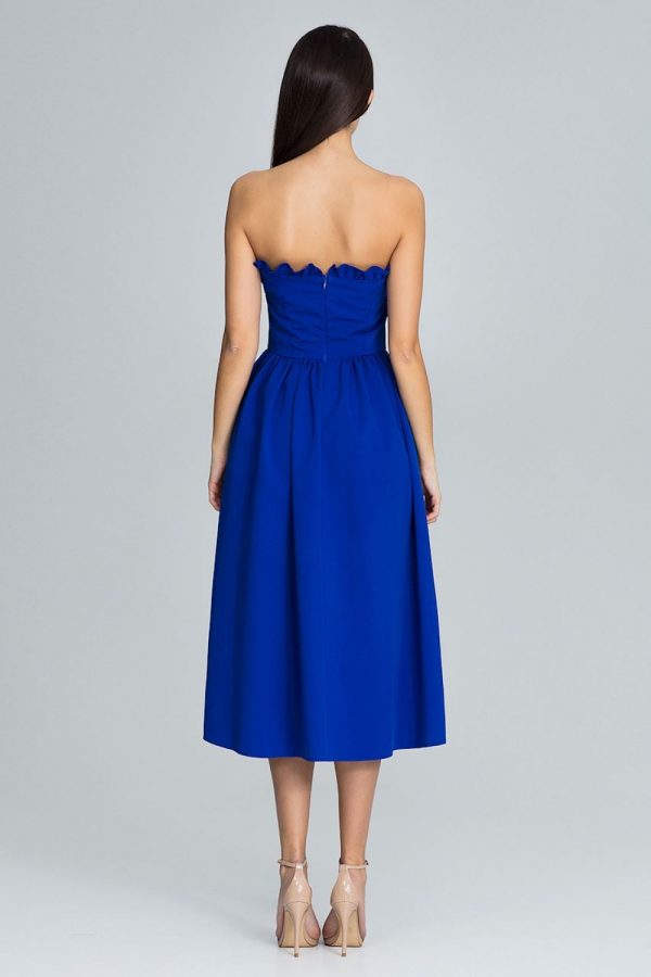 Blue Evening Dress in Evening Dresses with Polyester and Viscose