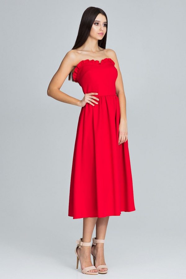 red Evening dress model 116340 Figl