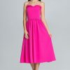 Pink Evening Dress in Evening Dresses with Polyester and Viscose