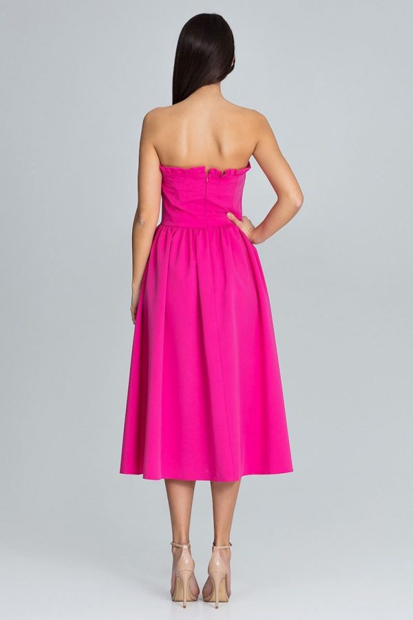 Pink Evening Dress in Evening Dresses with Polyester and Viscose