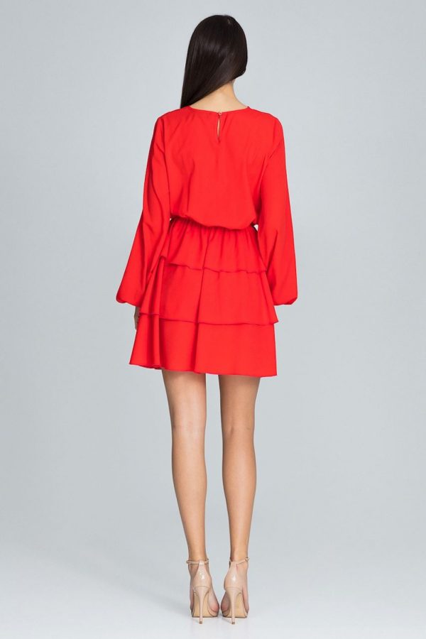 red Daydress model 116345 Figl