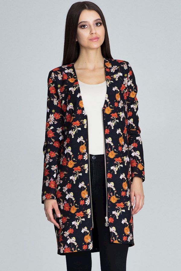 Black Jacket in Jackets, Vests For Women with Polyester