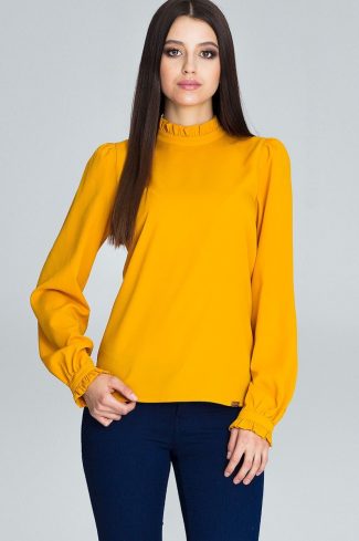 yellow Blouse model 116364 Figl
