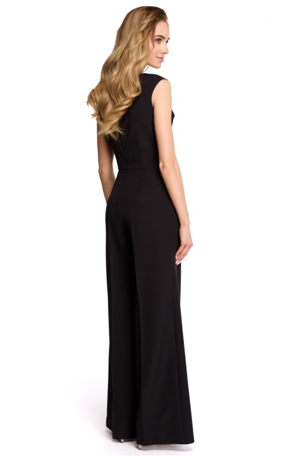 Black Suit in Playsuits For Women with Spandex and Polyester
