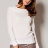 Beige Jumper in Sweaters, Pullovers, Jumpers, Turtlenecks, Boleros, Shrugs with Acrylic, Spandex and Polyester
