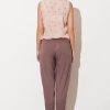 Brown Women Trousers in Casual Pants For Women with Spandex and Viscose