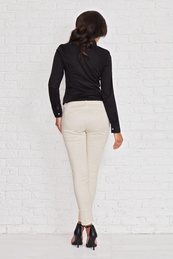 black Long sleeve shirt model 35682 Infinite You