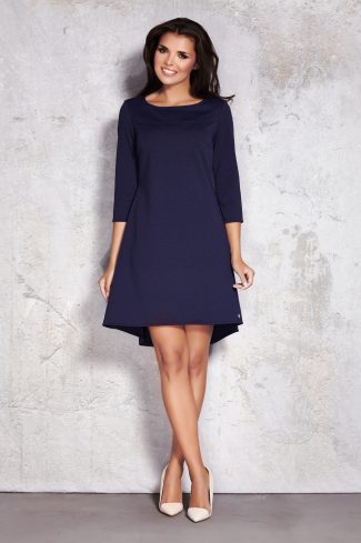 80094.jpg Blue Daydress in Day Dresses with Spandex and Polyester