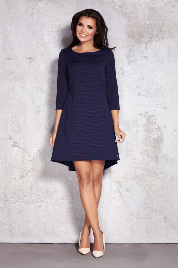 Blue Daydress in Day Dresses with Spandex and Polyester