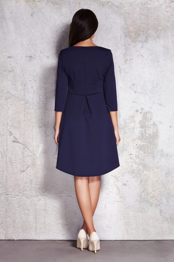 Blue Daydress in Day Dresses with Spandex and Polyester