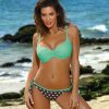 806619 Green Swimsuit Two Piece in Two-Piece Swimsuits, Tops, Swimsuit Bottoms with Spandex and Polyamide