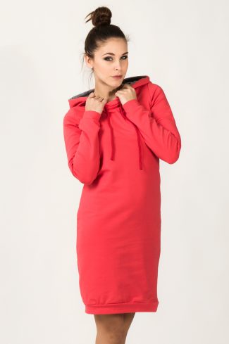 Pink Daydress in Day Dresses with Cotton and Polyester