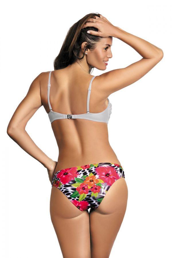 Grey Swimsuit Two Piece in Two-Piece Swimsuits, Tops, Swimsuit Bottoms with Spandex and Polyamide