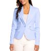 Blue Jacket in Jackets, Vests For Women with Cotton, Spandex and Nylon
