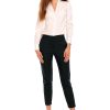 Black Women Trousers in Formal Trousers For Ladies with Cotton, Spandex and Nylon