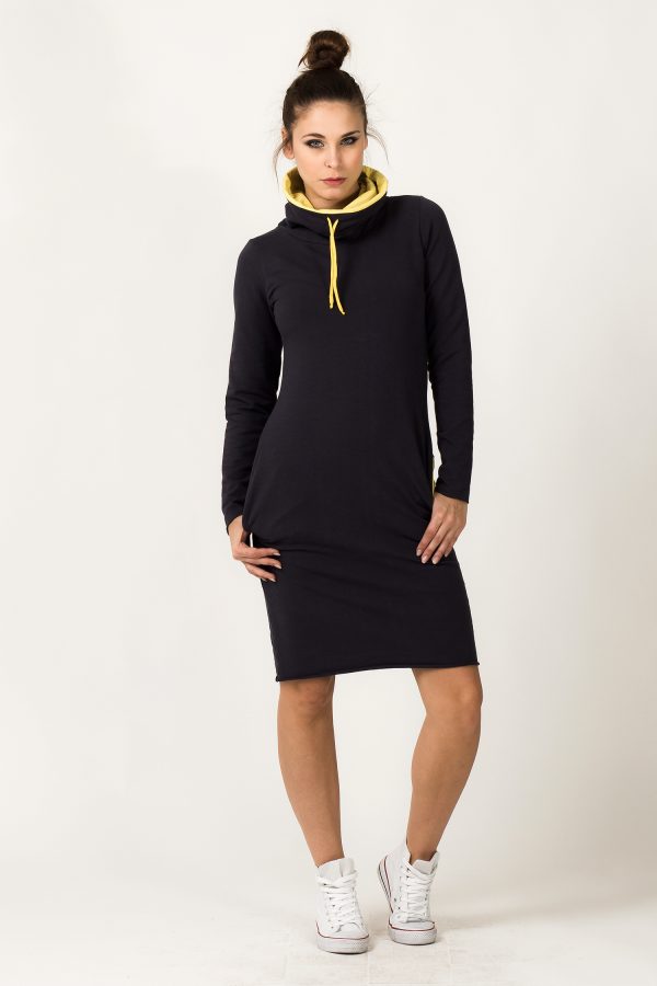Blue Daydress 7 in Cotton and Polyester