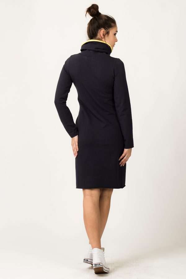 Blue Daydress 7 in Cotton and Polyester