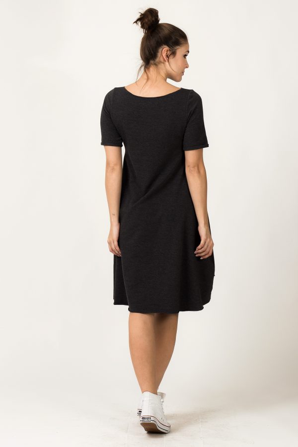 Grey Daydress in Day Dresses with Cotton and Polyester