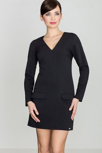 Black Daydress in Day Dresses with Polyester and Viscose