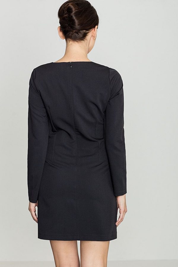 Black Daydress in Day Dresses with Polyester and Viscose