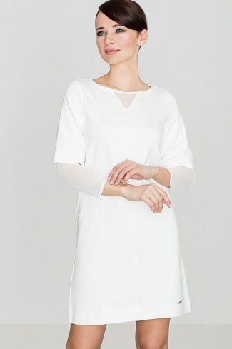 Beige Evening Dress in Evening Dresses with Spandex, Polyester and Viscose