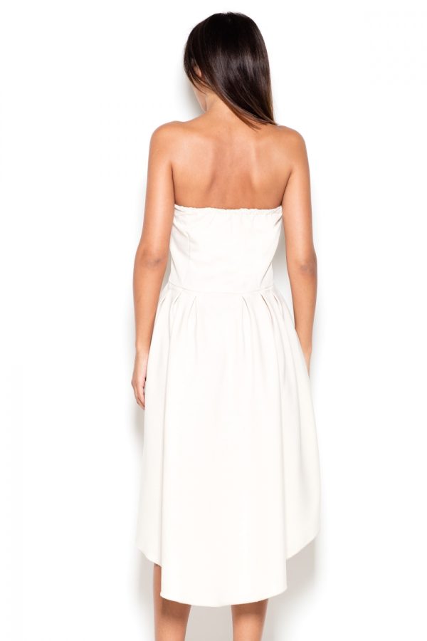 Beige Daydress in Day Dresses with Polyester