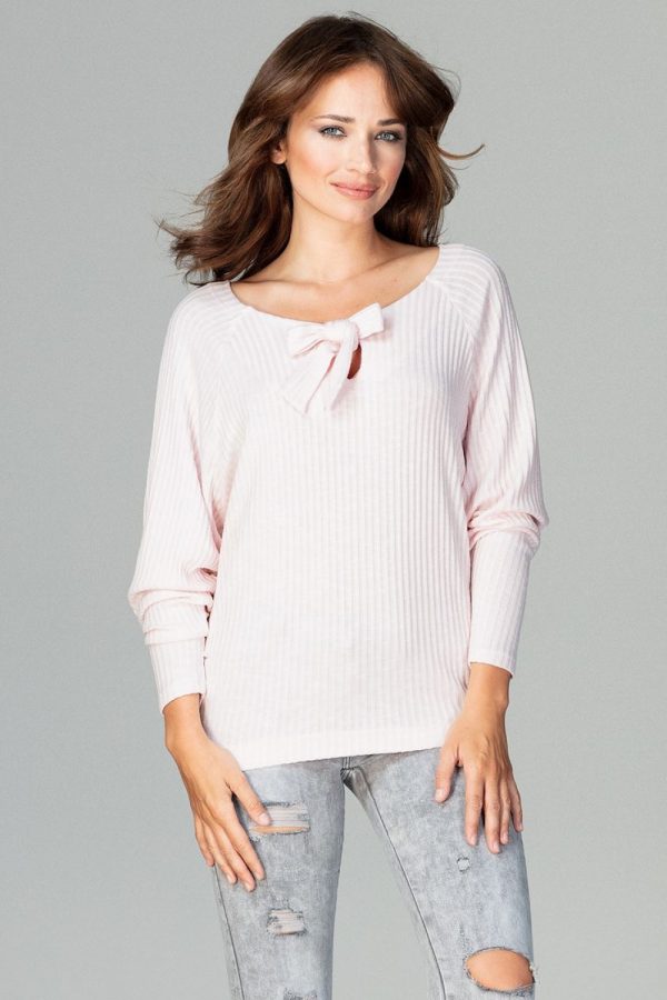 Pink Blouse in Women`s Blouses, Tunics with Spandex, Polyester and Viscose