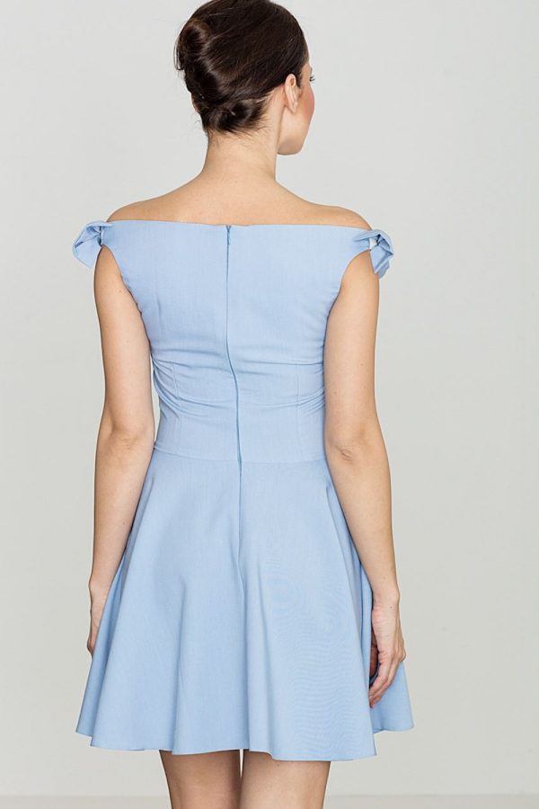Blue Cocktail Dress in Formal Dresses, Cocktail Dresses with Polyester and Viscose