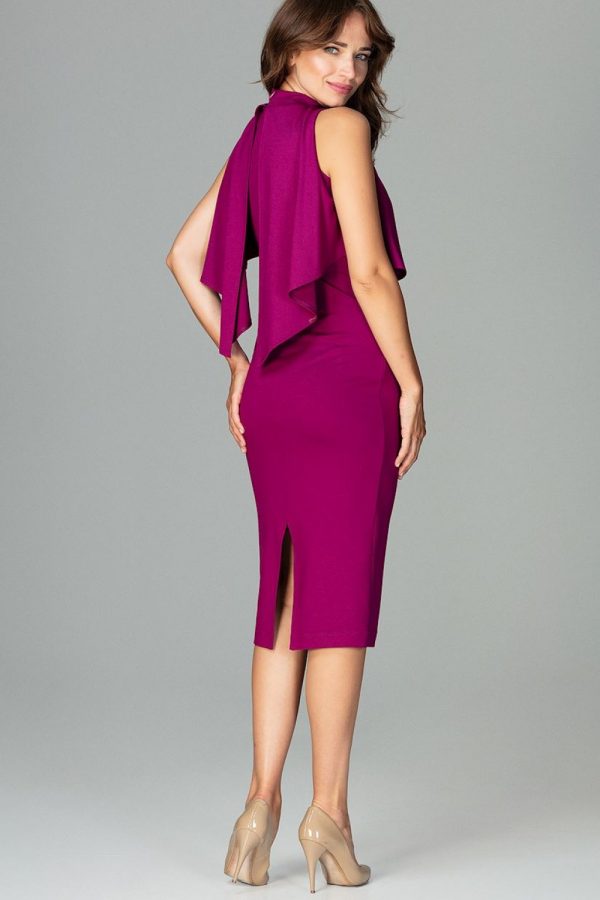 Violet Cocktail Dress in Formal Dresses, Cocktail Dresses with Spandex, Polyester and Viscose