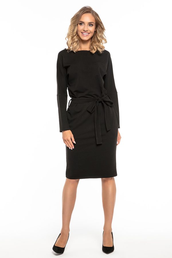 Black Daydress 3 in Cotton, Spandex and Polyester