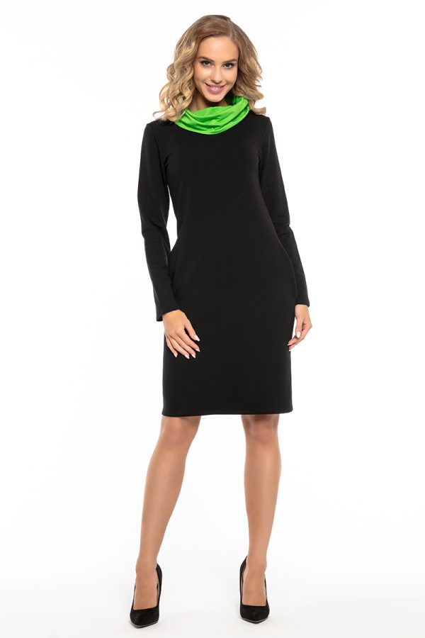 Black Daydress 5 in Cotton and Polyester