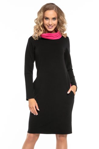 Black Daydress 9 in Cotton and Polyester