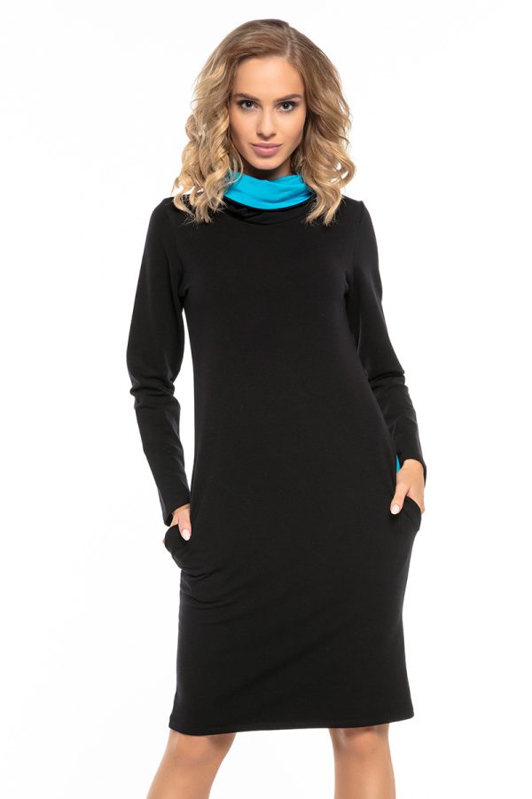Black Daydress 2 in Cotton and Polyester