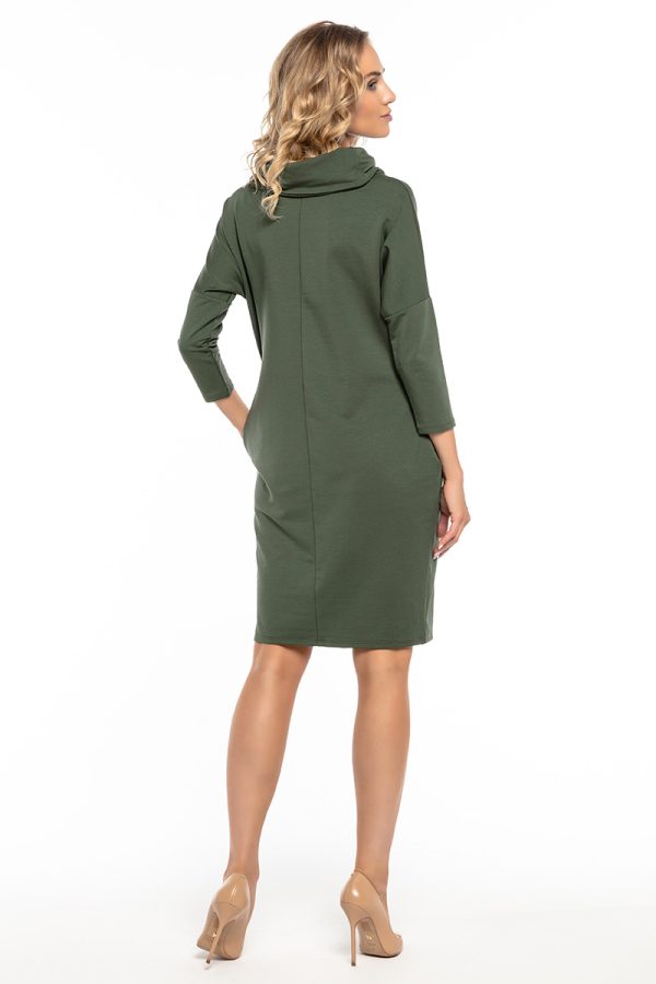 Green Daydress in Day Dresses with Cotton, Spandex and Polyester