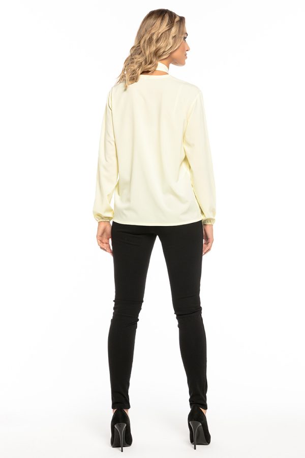 Yellow Blouse in Women`s Blouses, Tunics with Polyester