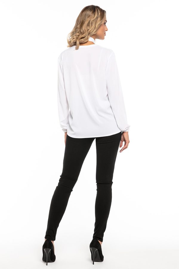 White Blouse 1 in Polyester