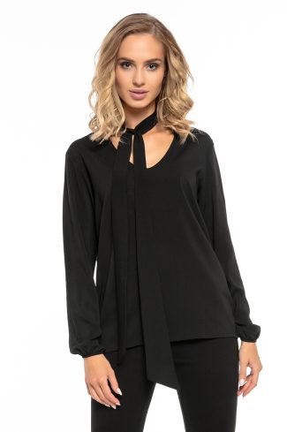 Black Blouse 8 in Polyester