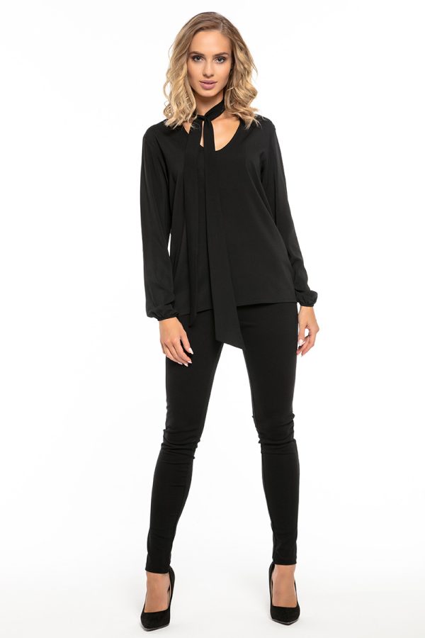 Black Blouse 8 in Polyester