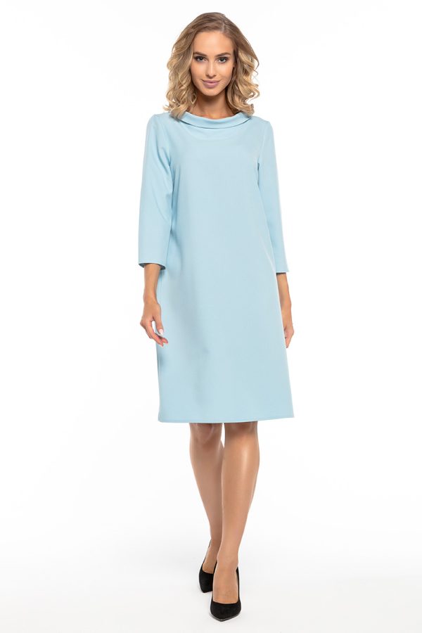Blue Daydress in Day Dresses with Spandex and Polyester