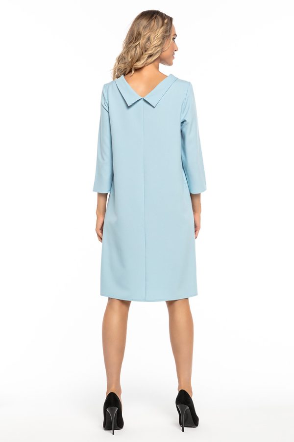 Blue Daydress in Day Dresses with Spandex and Polyester